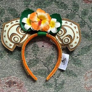 Disney Parks Polynesian Village Resort Tiki Maui Loungefly Ears Headband New ♥️